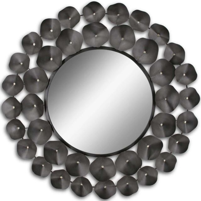 Classy Art Style 23 Black/Chrome Wall Mirror-0