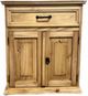 Million Dollar Rustic Mansion Beige Nightstand-0