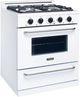 Unique Appliances Classic 30" White 3.9 cu. ft. Off-Grid Freestanding Propane Range-1