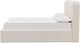 Modus Furniture Virgil Off-White/Whipped Honey Full Upholstered Platform Bed-2