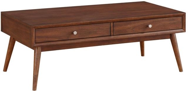 Homelegance® Frolic Brown Cocktail Table-0