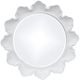 Crestview Collection Scalloped White Elegance Mirror-0