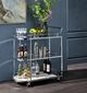 ACME Furniture Inyo Chrome/Clear Serving Cart-1