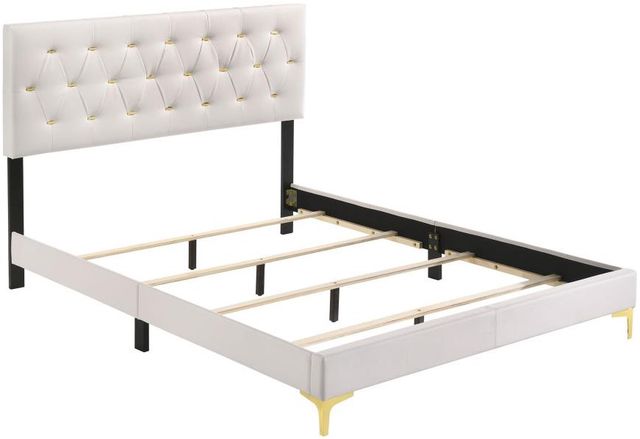 Coaster® Kendall 4-Piece White Queen Panel Bedroom Set-1