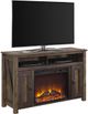 Ameriwood Home Farmington Rustic 50'' Electric Fireplace Media Console-0