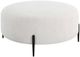 Uttermost® Arles White Large Ottoman-0