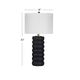 Bassett Mirror Pareena Black Table Lamp-2