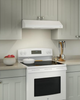 Broan® Glacier Series 24" White Under Cabinet Range Hood-4