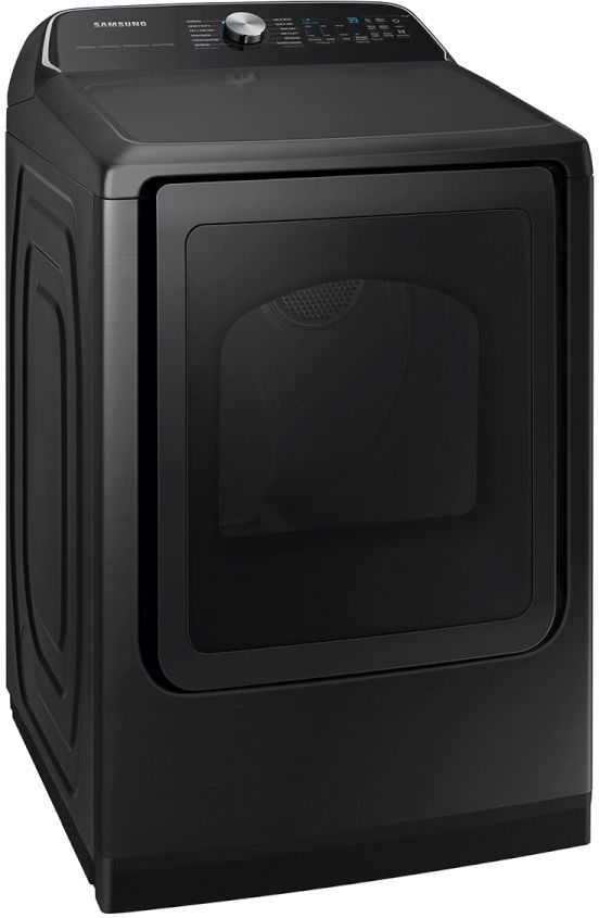 Samsung 7.4 Cu. Ft. Brushed Black Front Load Electric Dryer-2