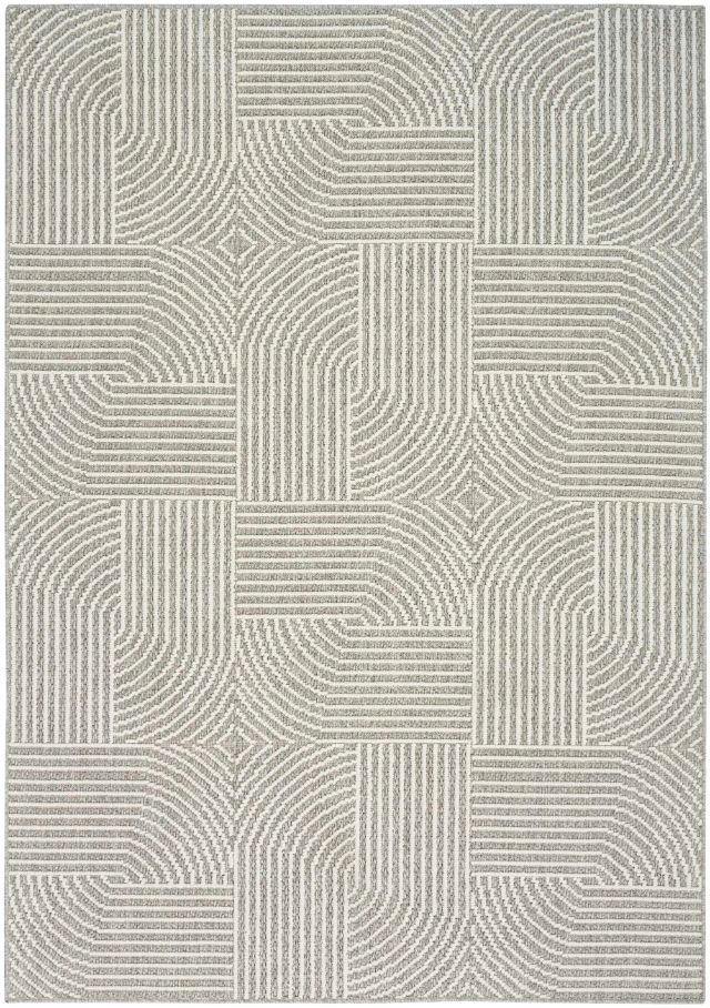 Nourison Home™ Natural Texture Gray/Ivory 5'x7' Style 3 Area Rug-0