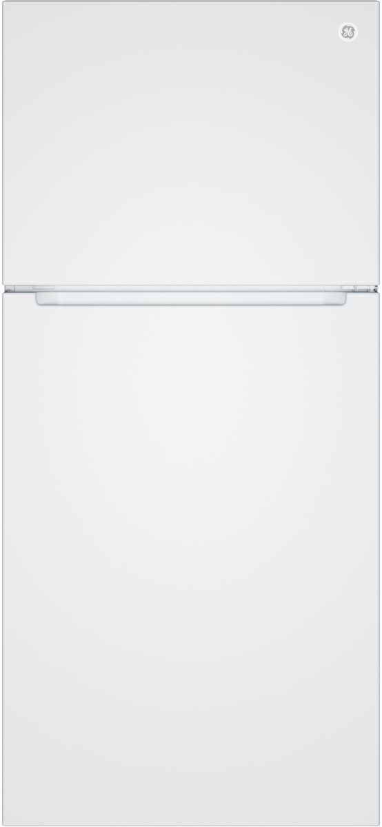 GE® 30" 21 Cu. Ft. White Garage Ready Top Freezer Refrigerator-0
