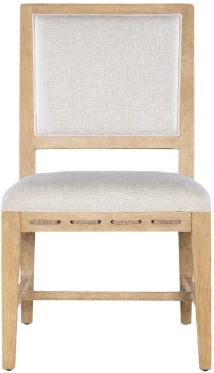 Hooker® Furniture Retreat Dune/Wiley Snow Dining Side Chair-2