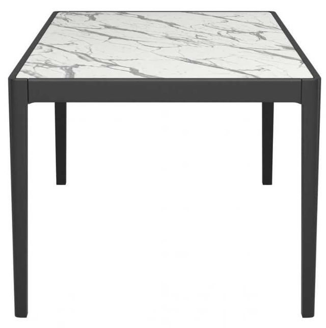 Zuo® Modern Tokai White Dining Table with Black Base-2