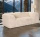 Furniture of America® Nappi Sand Loveseat-1