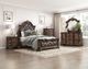 Homelegance® Gilmartin Dark Brown Queen Panel Bed-1