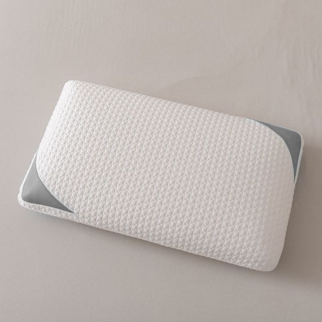 SlumberShield® Embrace White Ice Queen Pillow-1