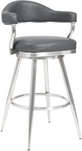 Brushed Stainless Steel-Gray