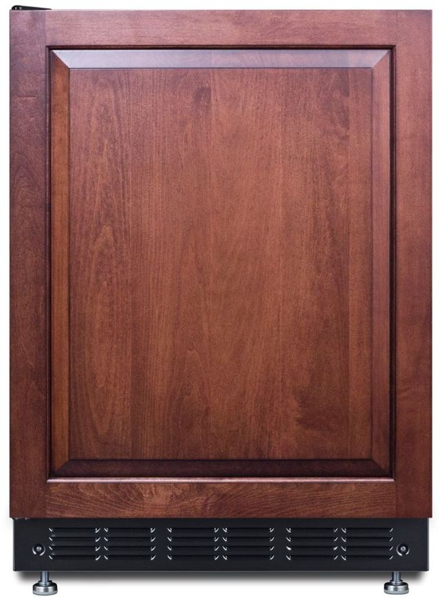 Summit® 24" 5 Cu. Ft. Panel-Ready Under The Counter Refrigerator with Freezer-1