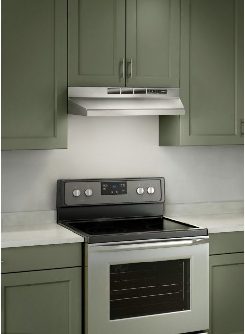 Broan® 41000 Series 24" Stainless Steel Under Cabinet Range Hood-3