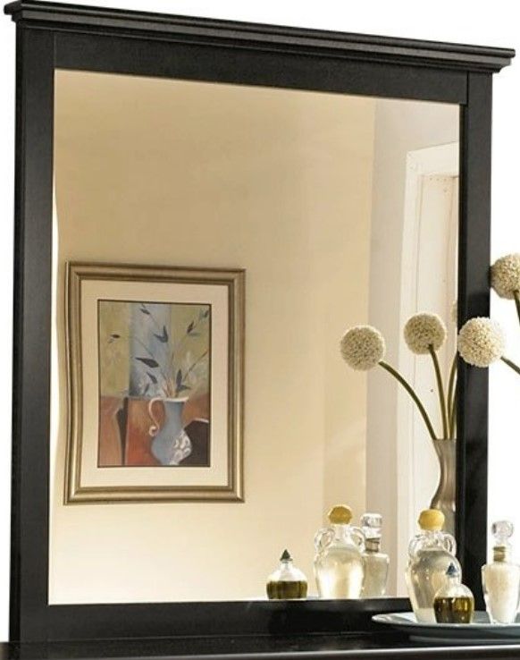 Signature Design by Ashley® Maribel 4-Piece Black Queen/Full Panel Headboard Set-3