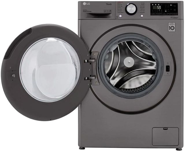 LG 2.4 Cu. Ft. Graphite Steel Front Load Washer Dryer Combos -3