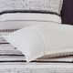 Olliix by INK+IVY Nea Black and White Full/Queen Cotton Printed Comforter Set with Trims-4