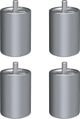 Bosch® Stainless Steel Set of 4 Range Feet-0