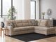 Benchcraft® Olten 2-Piece Mocha Right-Arm Facing Sectional and Chaise-2