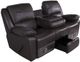 GoBerce® Black Reclining Sofa-2