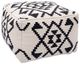 Zuo® Modern Lizardo Beige Black Ottoman-0