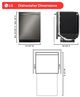 LG 24" PrintProof™ Black Stainless Steel Top Control Built In Dishwasher-2