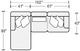Jackson Furniture Titan 2-Piece Moonstruck Left-Arm Facing Loveseat Sectional and Chaise-5