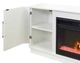 Martin Furniture Uptown Crisp White 60" Fireplace TV Stand-4