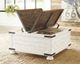 Signature Design by Ashley® Wystfield Brown Storage Coffee Table with Antique White Base-4