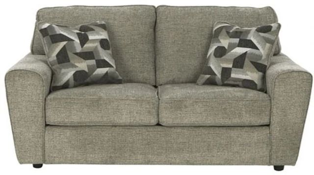 Signature Design by Ashley® Cascilla Pewter Loveseat-1