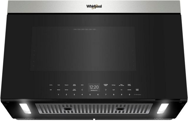 Whirlpool® 1.1 Cu. Ft. Fingerprint Resistant Stainless Steel Over The Range Microwave-2