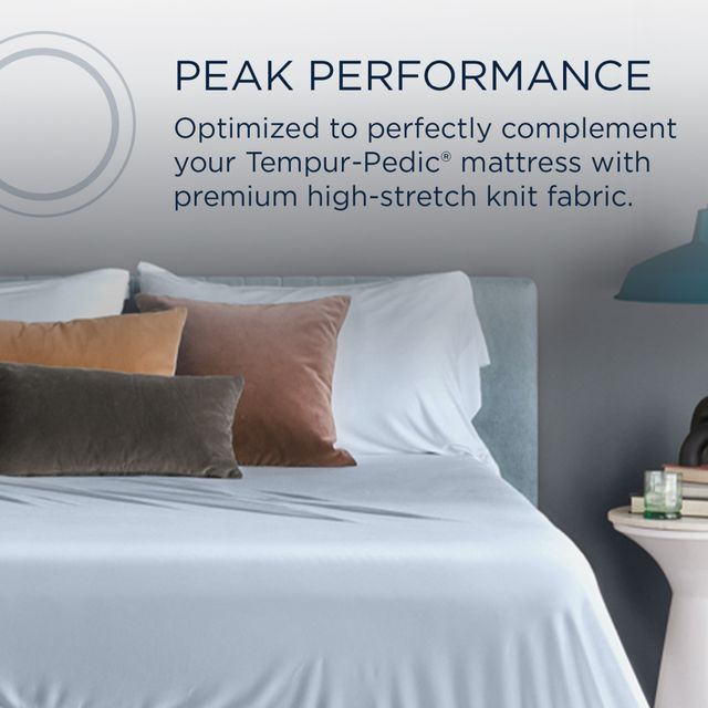 Tempur-Pedic® TEMPUR-ProPerformance™ 2-Piece Sleepy Blue Moisture-Wicking Queen Pillow Cases-2