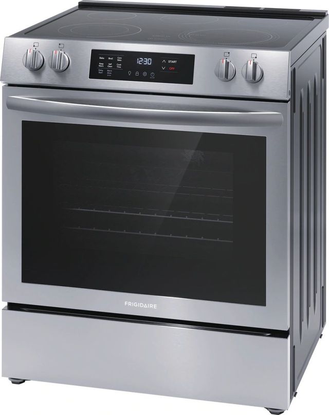 Frigidaire® 30" Stainless Steel Freestanding Electric Range -0