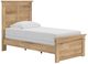 Signature Design by Ashley® Makidern Tan Twin Panel Bed-0