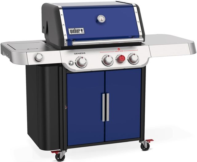 Weber® Genesis 3-Burner Deep Oean Blue Freestanding Liquid Propane Gas Grill-1