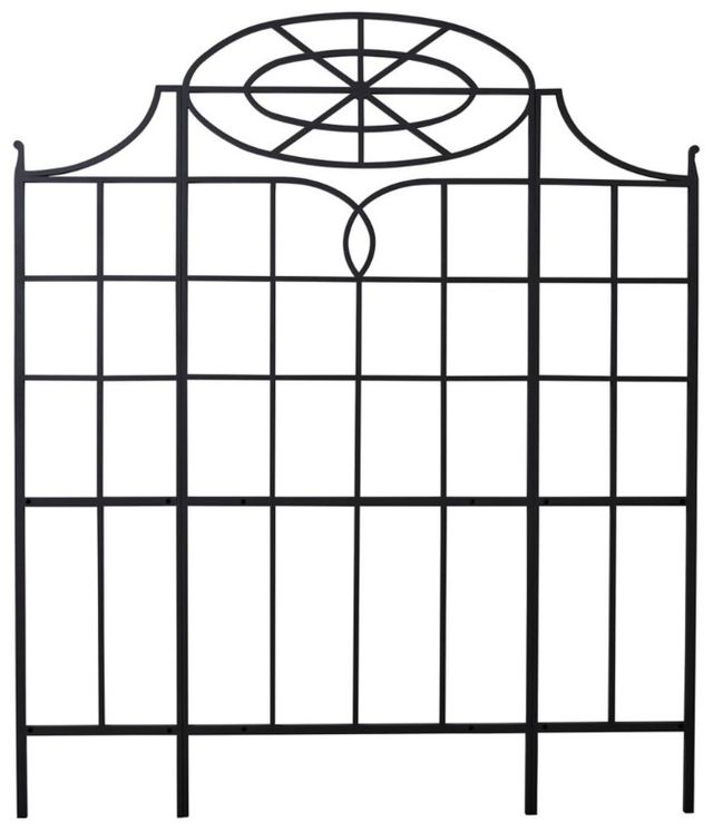 Lane Venture® Winterthur Estate Obsidian Black Outdoor Trellis-0
