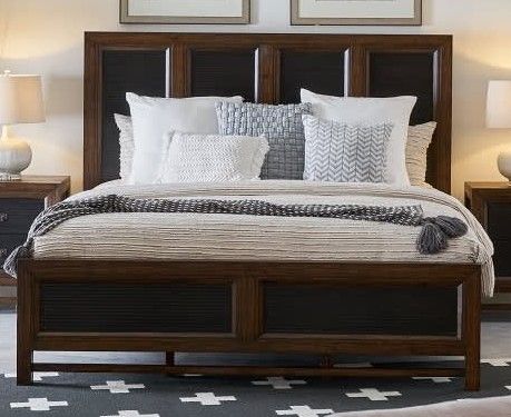 Legends Home Branson Two-Tone Queen Panel Bed-0