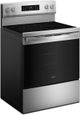 Whirlpool® 30" Fingerprint Resistant Stainless Steel Freestanding Glass-Top Electric Range with Air Cooking Technology-2