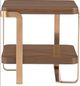 Hooker® Furniture Eleana Light Caramel End Table with Sunlit Bronze Base-2