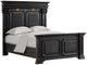 Elements International Kings Court Black Queen Bed-0