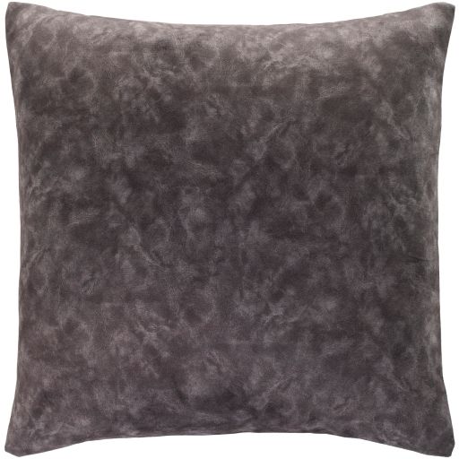 Surya Collins Charcoal 20"x20" Toss Pillow with Down Insert-0