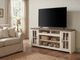 Sunny Designs™ Pasadena Buckskin/Marble White 76" Media Console-1