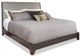 Durham Furniture Front Street Smoke Queen Upholstered Bed-0