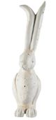 A & B Home White Small Rabbit Figurine-1