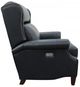 BarcaLounger® Philadelphia Shoreham Blue Leather Power Recliner-4